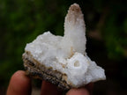 Natural Drusy Quartz Coated Calcite Crystal and Cluster Specimens x 8 From Albert's Mountain, Lesotho