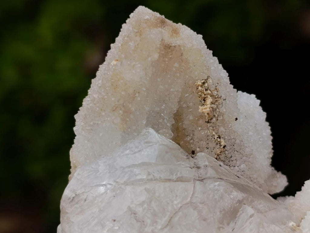 Natural Drusy Quartz Coated Calcite Crystal and Cluster Specimens x 8 From Albert's Mountain, Lesotho