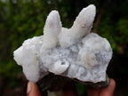 Natural Drusy Quartz Coated Calcite Crystal and Cluster Specimens x 8 From Albert's Mountain, Lesotho