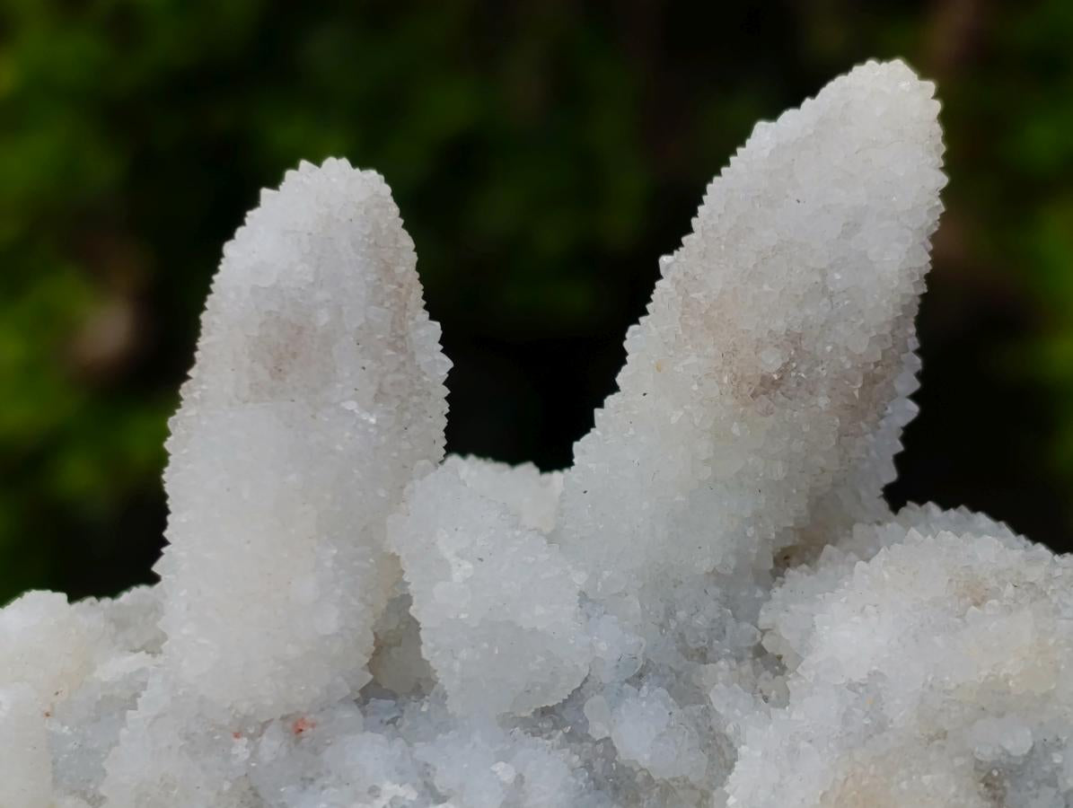 Natural Drusy Quartz Coated Calcite Crystal and Cluster Specimens x 8 From Albert's Mountain, Lesotho