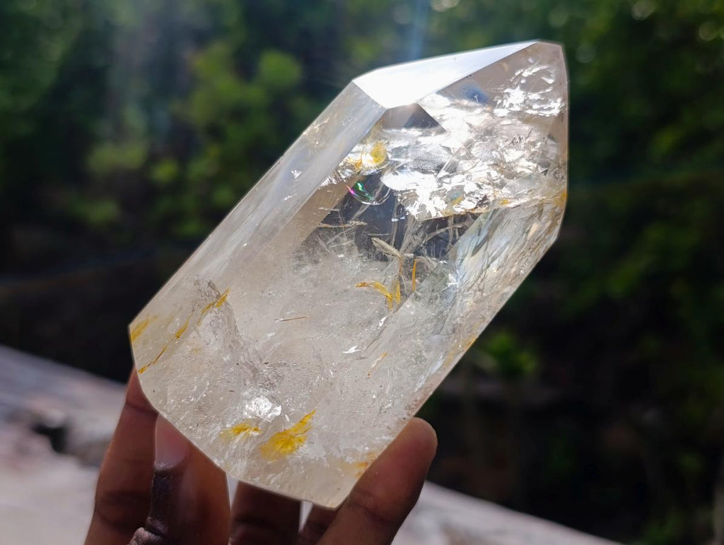 Polished Clear Quartz Crystals x 4 From Madagascar