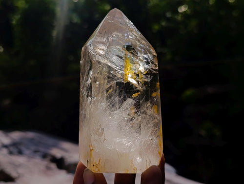 Polished Clear Quartz Crystals x 4 From Madagascar