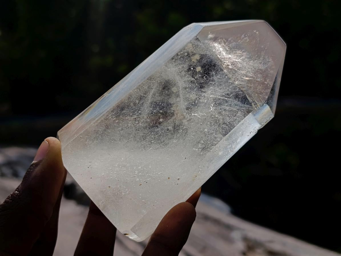 Polished Clear Quartz Crystals x 4 From Madagascar