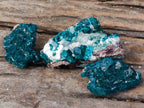 Natural Dioptase Specimen on Dolomite x 12 From Mashamba East Mine, Congo
