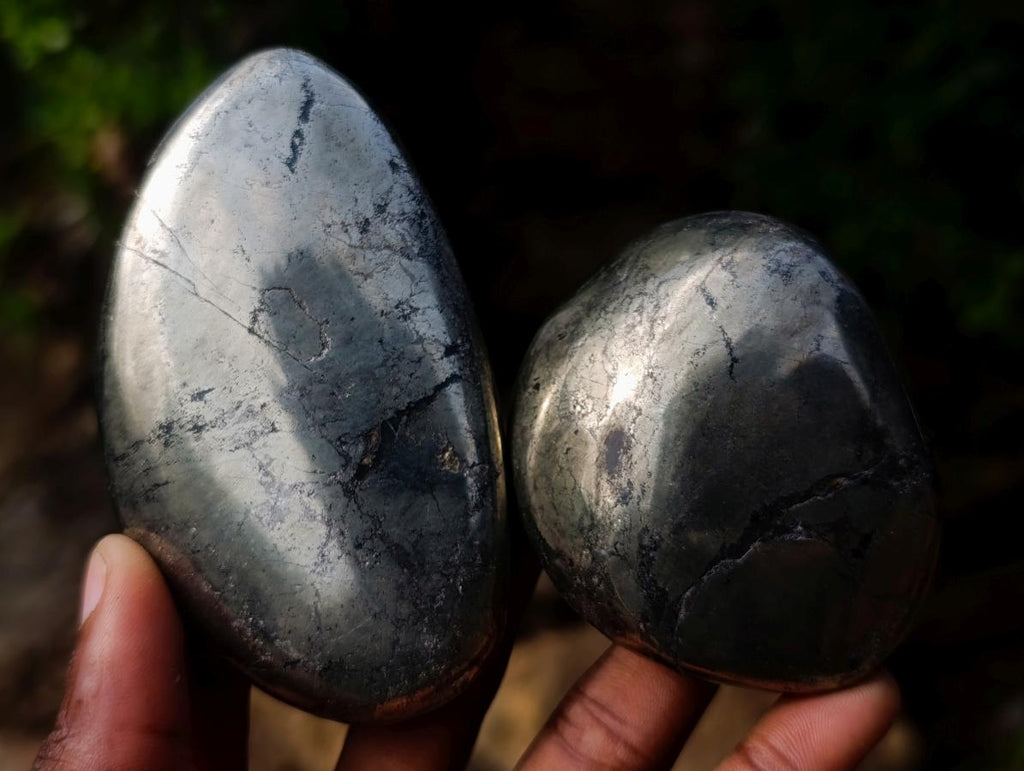 Polished Basalt Pharaoh Stone Free Forms x 7 From Iron Duke Mine, Zimbabwe