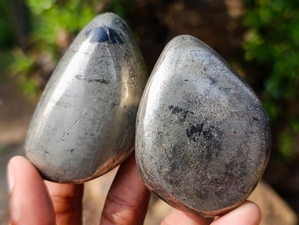 Polished Basalt Pharaoh Stone Free Forms x 7 From Iron Duke Mine, Zimbabwe