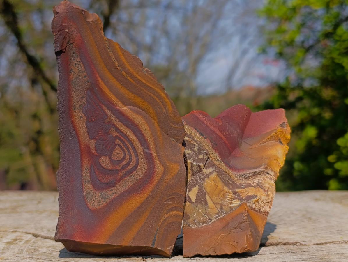Natural Nguni Jasper Cobbed Specimens x 12 From Northern Cape, South Africa