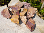 Natural Nguni Jasper Cobbed Specimens x 12 From Northern Cape, South Africa