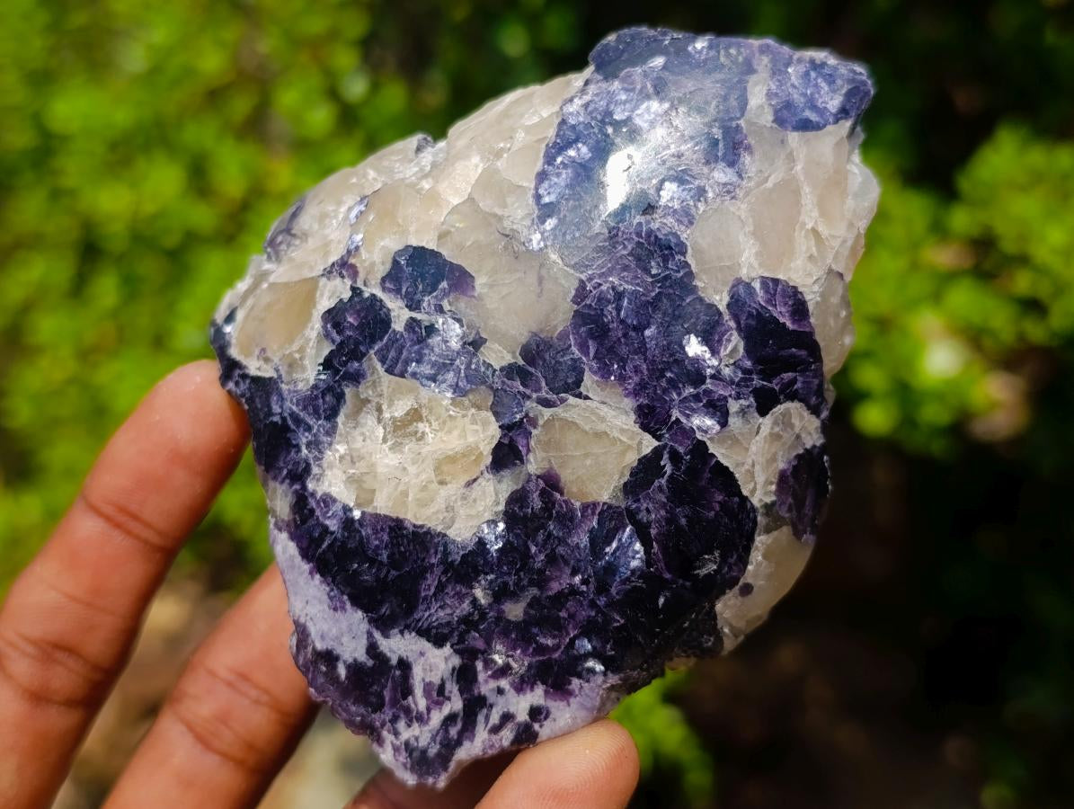 Polished One Side Lithium Silver Leaf Lepidolite Specimens x 12 From Zimbabwe