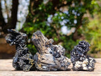 Natural Schorl Black Tourmaline Specimens with Associated Minerals x 35 From Erongo, Namibia