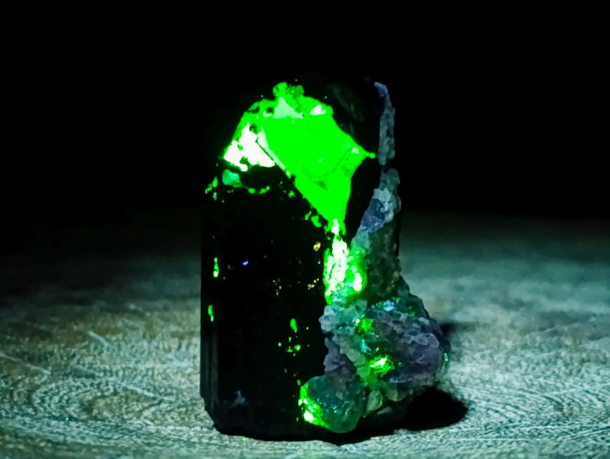 Natural Schorl Black Tourmaline Specimens with Associated Minerals x 35 From Erongo, Namibia
