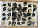 Natural Schorl Black Tourmaline Specimens with Associated Minerals x 35 From Erongo, Namibia