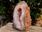 Polished and Natural Large Agate Amethyst Geode x 1 From Maintirano, Madagascar
