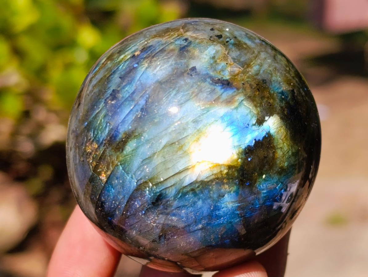 Polished Labradorite Spheres x 6 From Madagascar