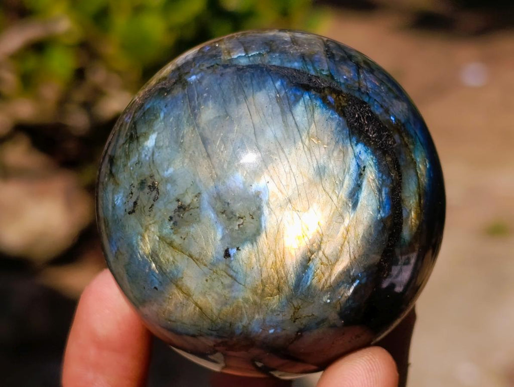 Polished Labradorite Spheres x 6 From Madagascar