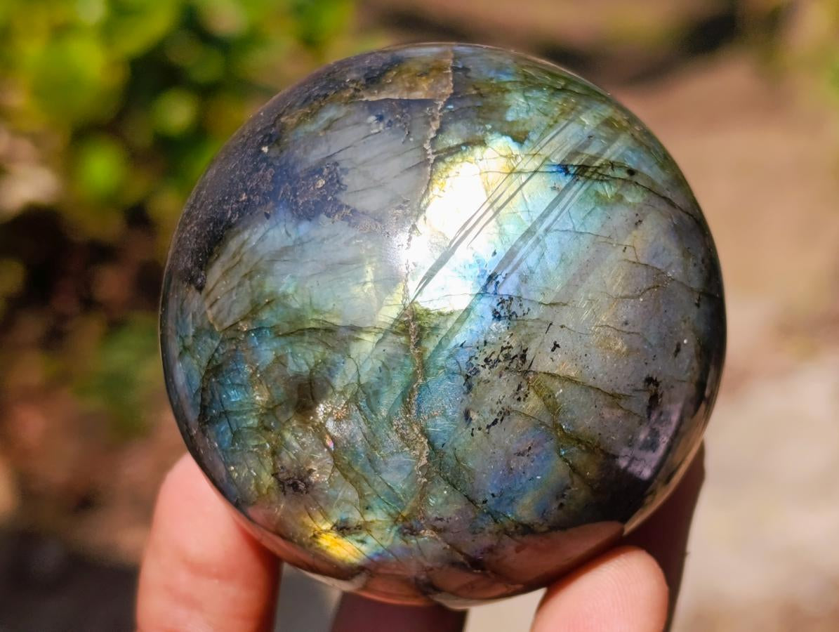 Polished Labradorite Spheres x 6 From Madagascar