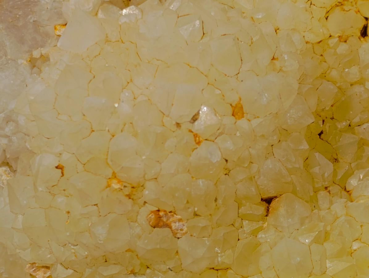 Natural XL Light Limonite Quartz Cluster x 1 From Namibia