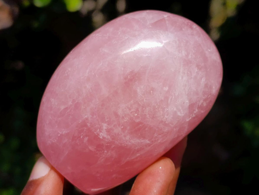 Polished Rose Quartz Standing Display Pieces x 6 From Zimbabwe