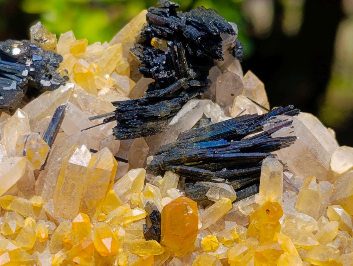 Natural Smokey Quartz Clusters with Associated Minerals x 6 From Erongo, Namibia