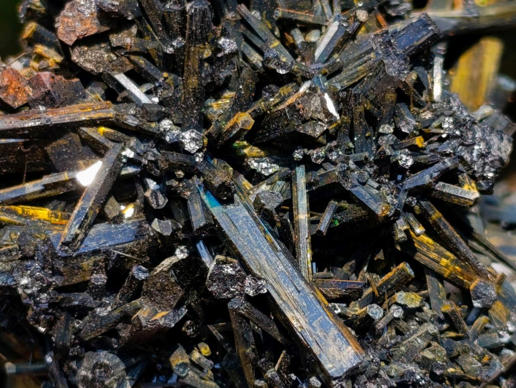 Natural Smokey Quartz Clusters with Associated Minerals x 6 From Erongo, Namibia