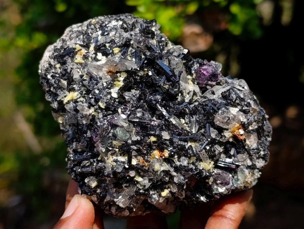 Natural Smokey Quartz Clusters with Associated Minerals x 6 From Erongo, Namibia