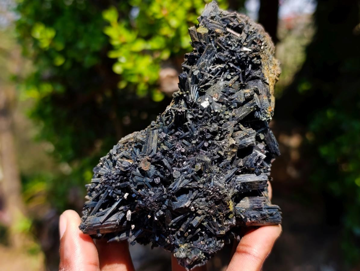 Natural Smokey Quartz Clusters with Associated Minerals x 6 From Erongo, Namibia