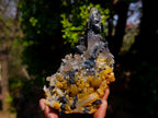 Natural Smokey Quartz Clusters with Associated Minerals x 6 From Erongo, Namibia