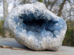 Natural Large Blue Celestite Geode Specimen x 1 From Sakoany, Madagascar