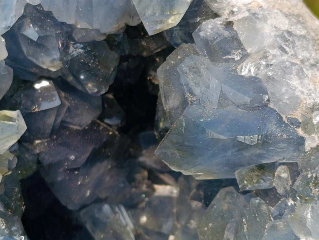 Natural Large Blue Celestite Geode Specimen x 1 From Sakoany, Madagascar
