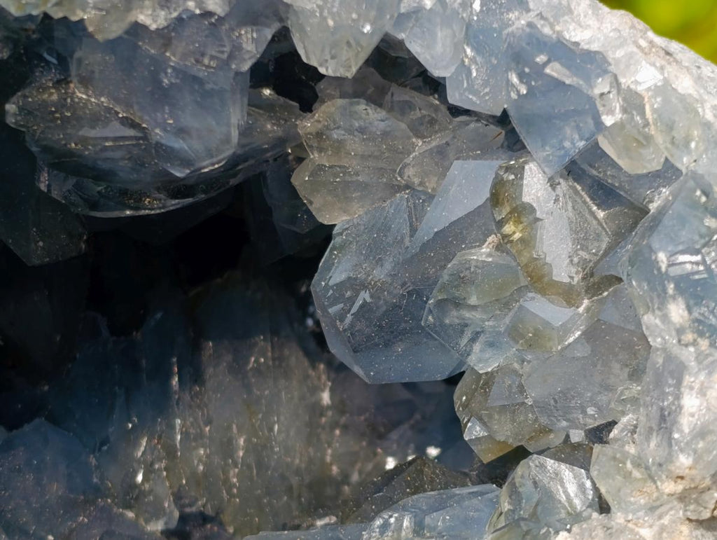 Natural Large Blue Celestite Geode Specimen x 1 From Sakoany, Madagascar