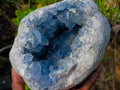Natural Large Blue Celestite Geode Specimen x 1 From Sakoany, Madagascar