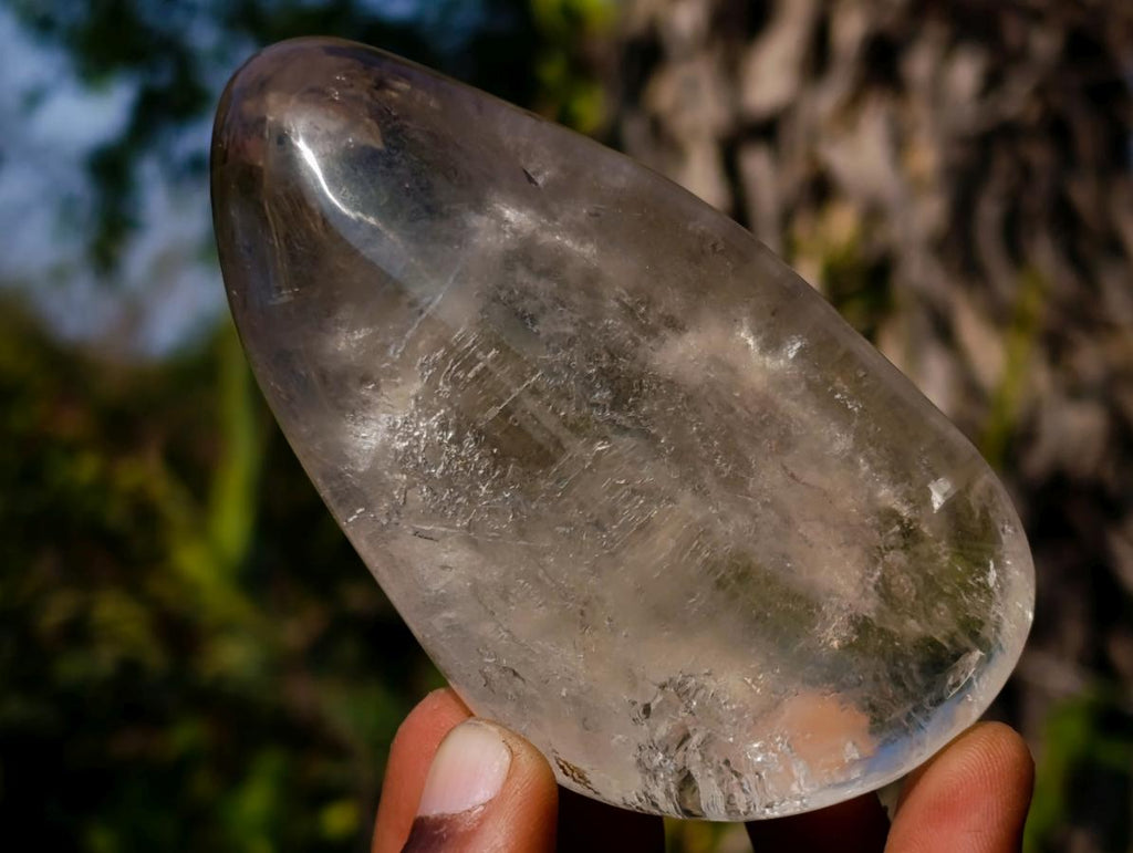 Polished Clear Quartz Free Forms x 6 From Madagascar