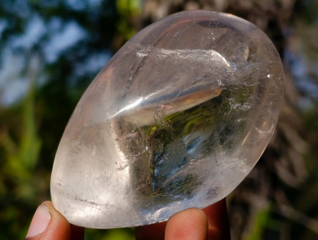 Polished Clear Quartz Free Forms x 6 From Madagascar