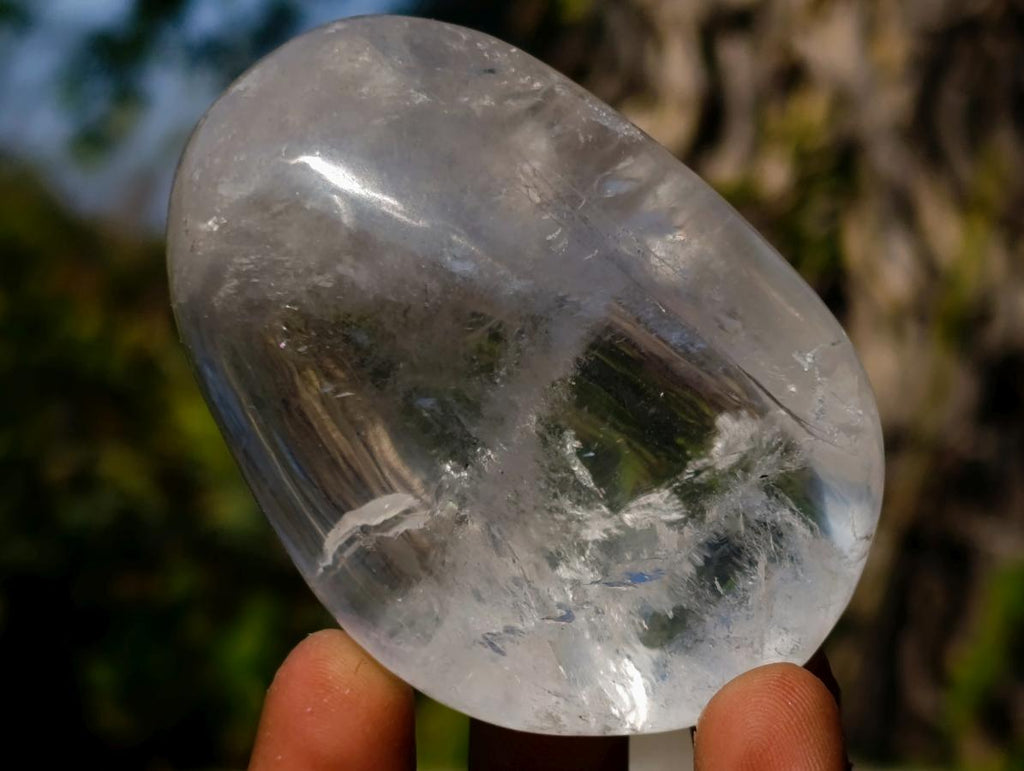 Polished Clear Quartz Free Forms x 6 From Madagascar