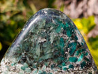 Polished Large Emerald Mica 'Mutokolite' Standing Display Piece x 1 From Mutoko, Zimbabwe