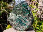 Polished Large Emerald Mica 'Mutokolite' Standing Display Piece x 1 From Mutoko, Zimbabwe