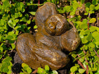 Hand Made Large Relaxed Mountain Gorilla Soapstone Carving x 1 From Zimbabwe