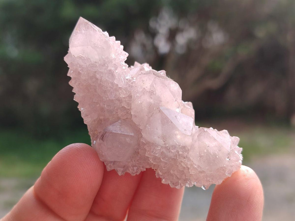 Natural Lilac Spirit Amethyst Finger Crystals x 35 From Boekenhouthoek, South Africa