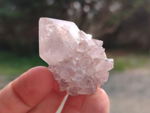 Natural Lilac Spirit Amethyst Finger Crystals x 35 From Boekenhouthoek, South Africa