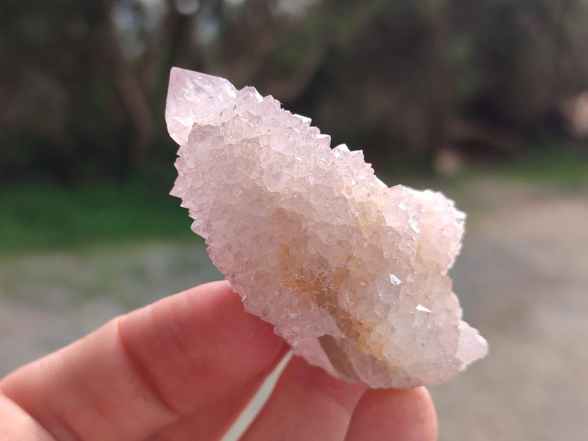 Natural Lilac Spirit Amethyst Finger Crystals x 35 From Boekenhouthoek, South Africa