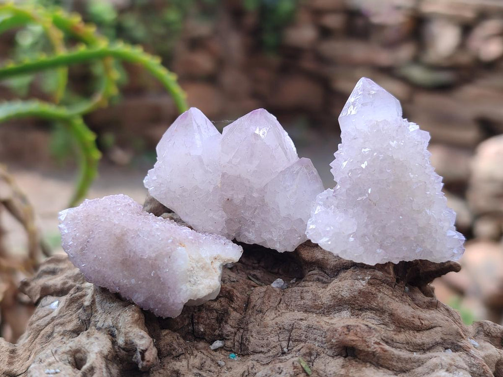 Natural Lilac Spirit Amethyst Finger Crystals x 35 From Boekenhouthoek, South Africa