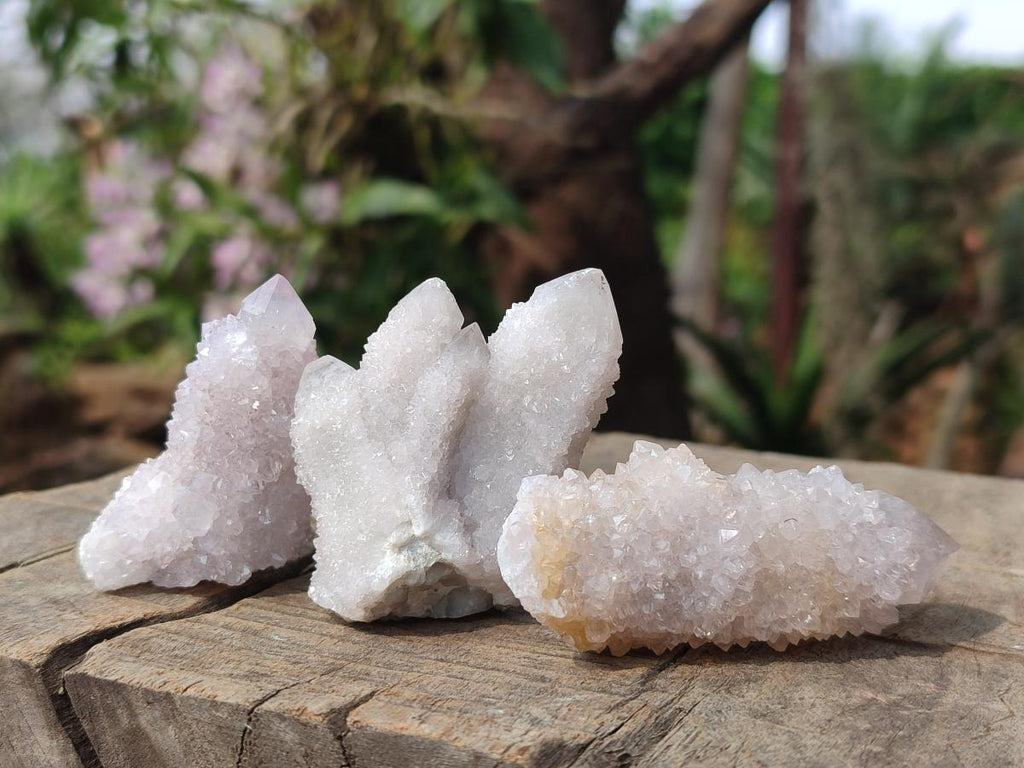 Natural Lilac Spirit Amethyst Finger Crystals x 35 From Boekenhouthoek, South Africa