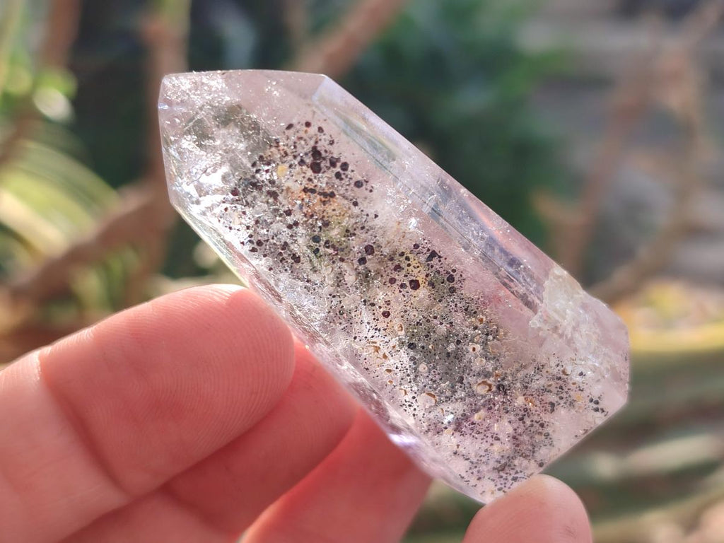 Polished Mix of Window Crystals x 18 From Akansobe, Madagascar