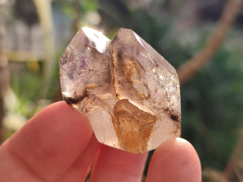Polished Mix of Window Crystals x 18 From Akansobe, Madagascar