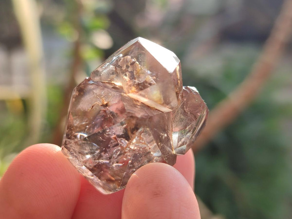 Polished Mix of Window Crystals x 18 From Akansobe, Madagascar