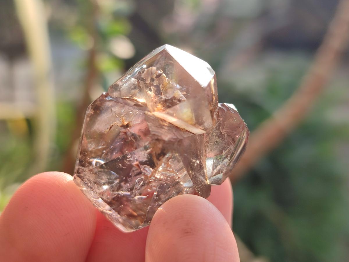 Polished Mix of Window Crystals x 18 From Akansobe, Madagascar