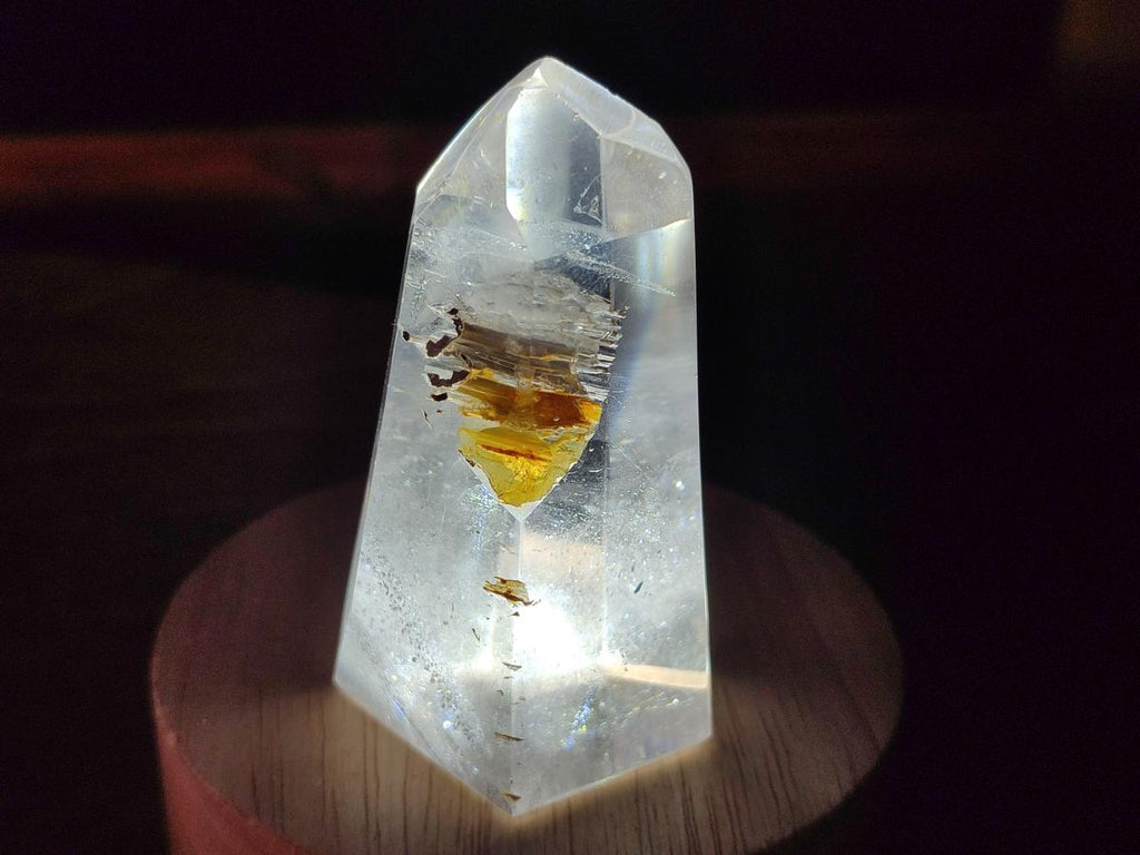 Polished Mix of Window Crystals x 18 From Akansobe, Madagascar