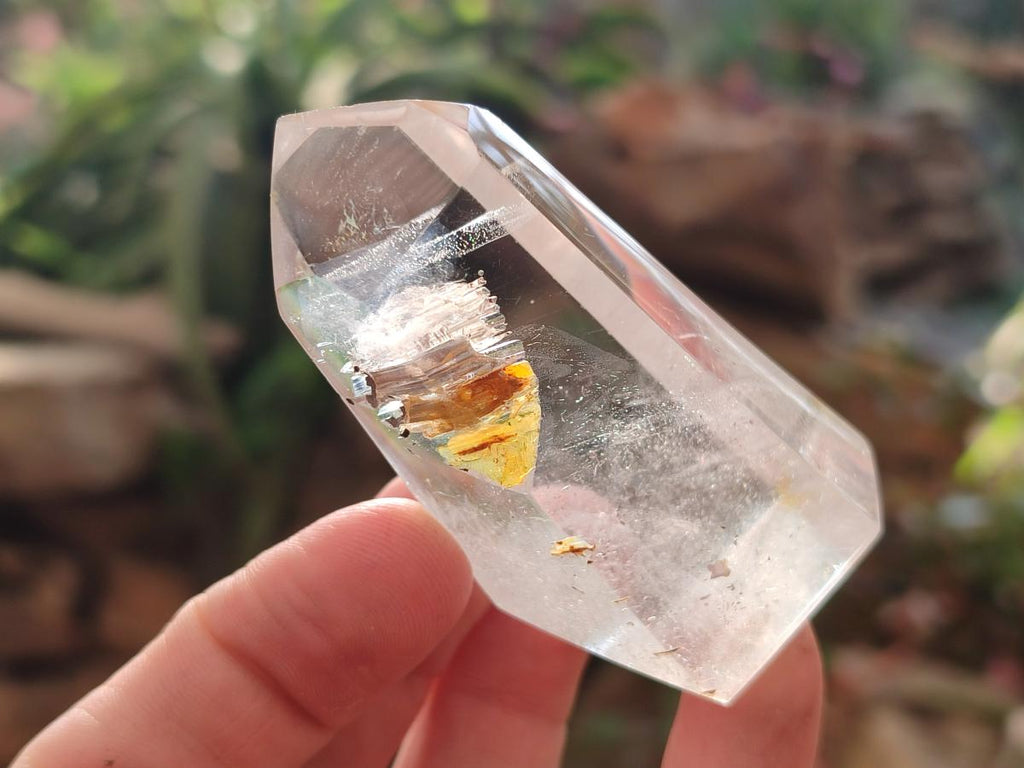 Polished Mix of Window Crystals x 18 From Akansobe, Madagascar