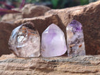 Polished Mix of Window Crystals x 18 From Akansobe, Madagascar