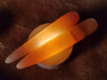 Polished Orange Twist Calcite Massage Wands x 9 From Maevatanana, Madagascar
